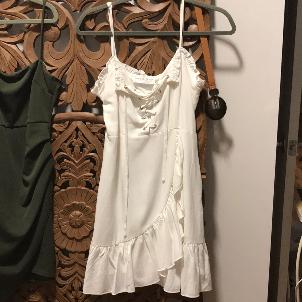 White short dress